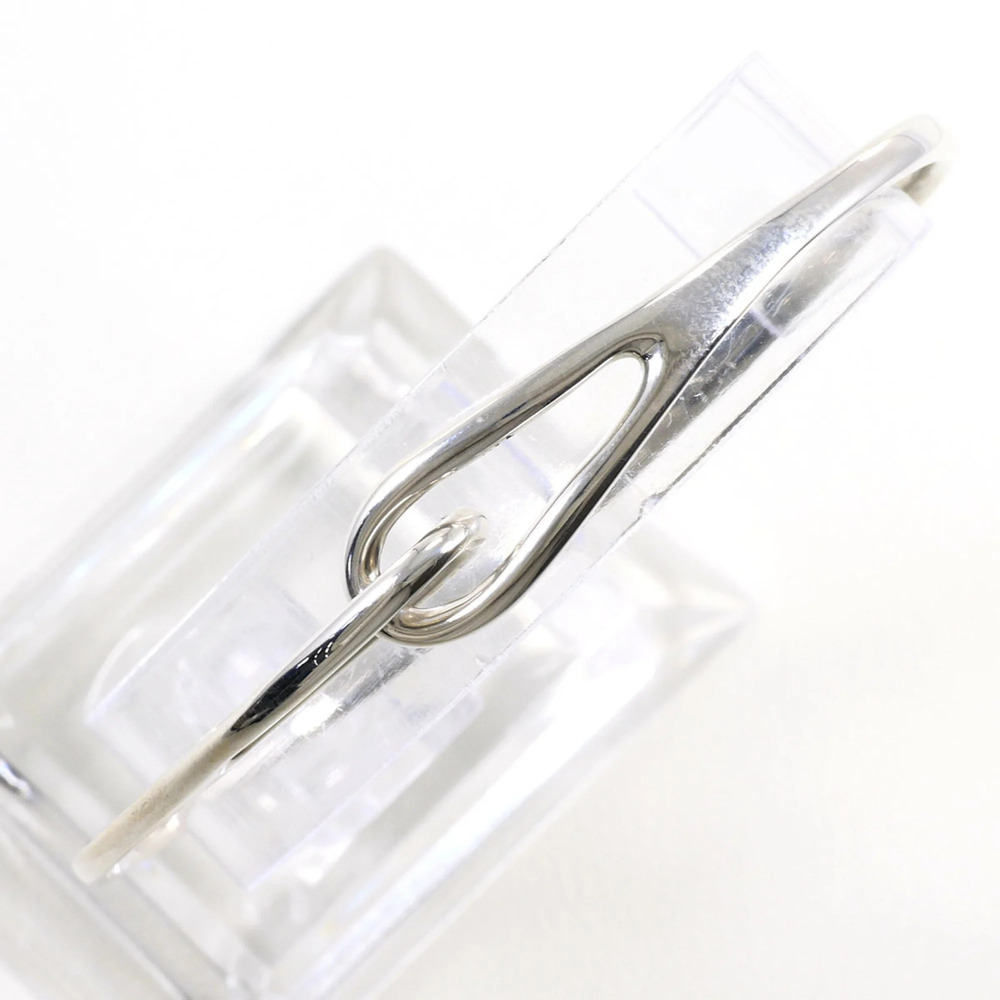 Tiffany & Co. Double Loop Silver Bangle, Total Weight 12.1g, Jewelry